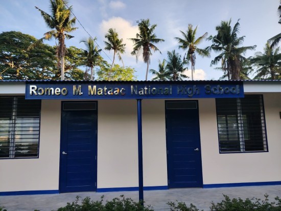 Four-Classroom Project at Romeo Mataac National High&nbsp;School